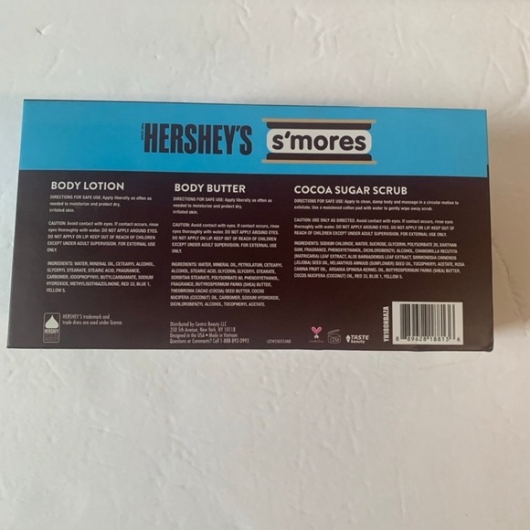 Hershey's S'mores Body Butter & Scrub Body Trio Set New - Picture 3 of 6